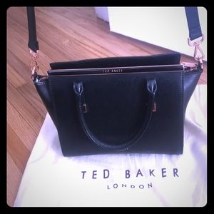 Ted Baker Rose gold and black purse